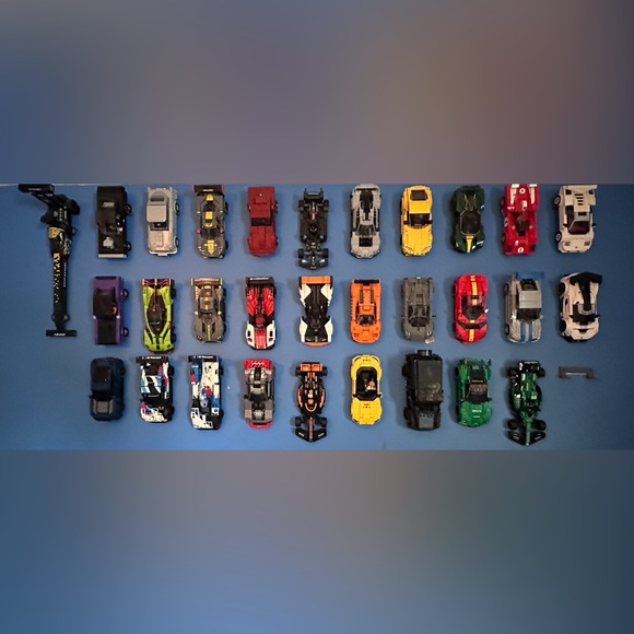 6x Lego Speed Champions Wall Mount - Set of 6, 3D Printed, For 8-Stud Cars - Picture 3 of 9